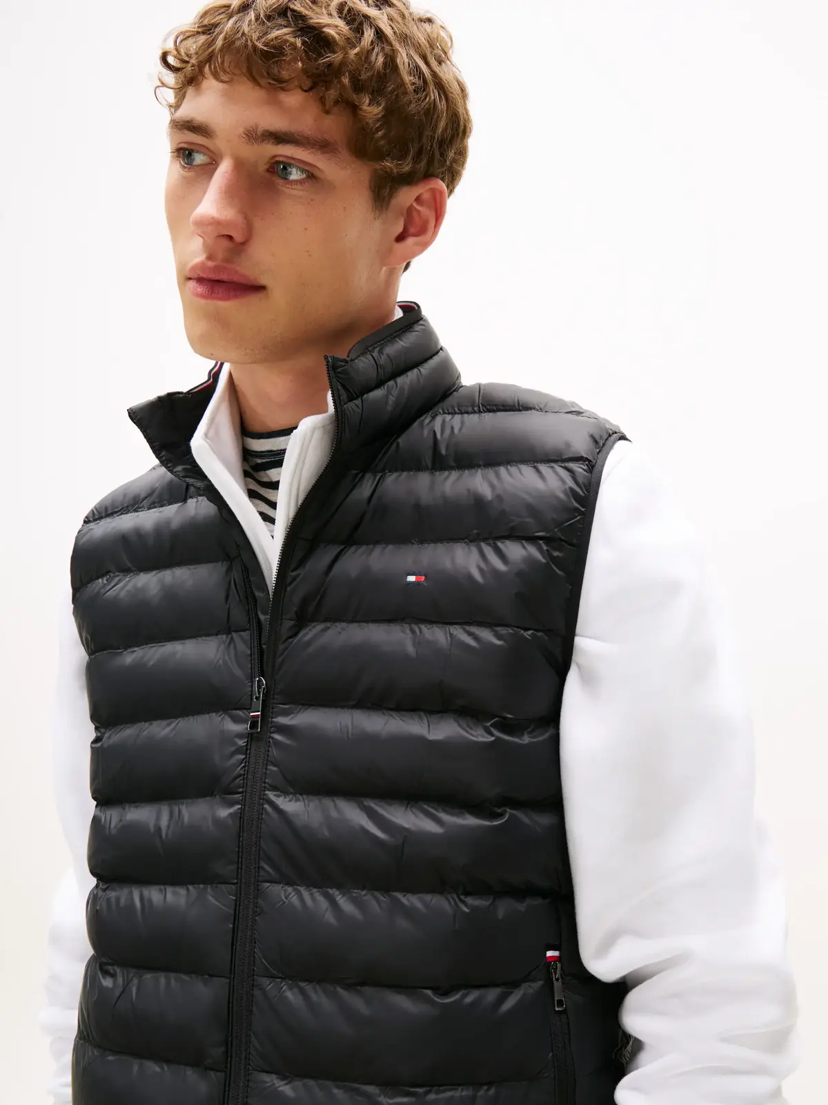 Tommy Hilfiger CORE PACKABLE RECYCL Erkek Siyah Şişme Yelek