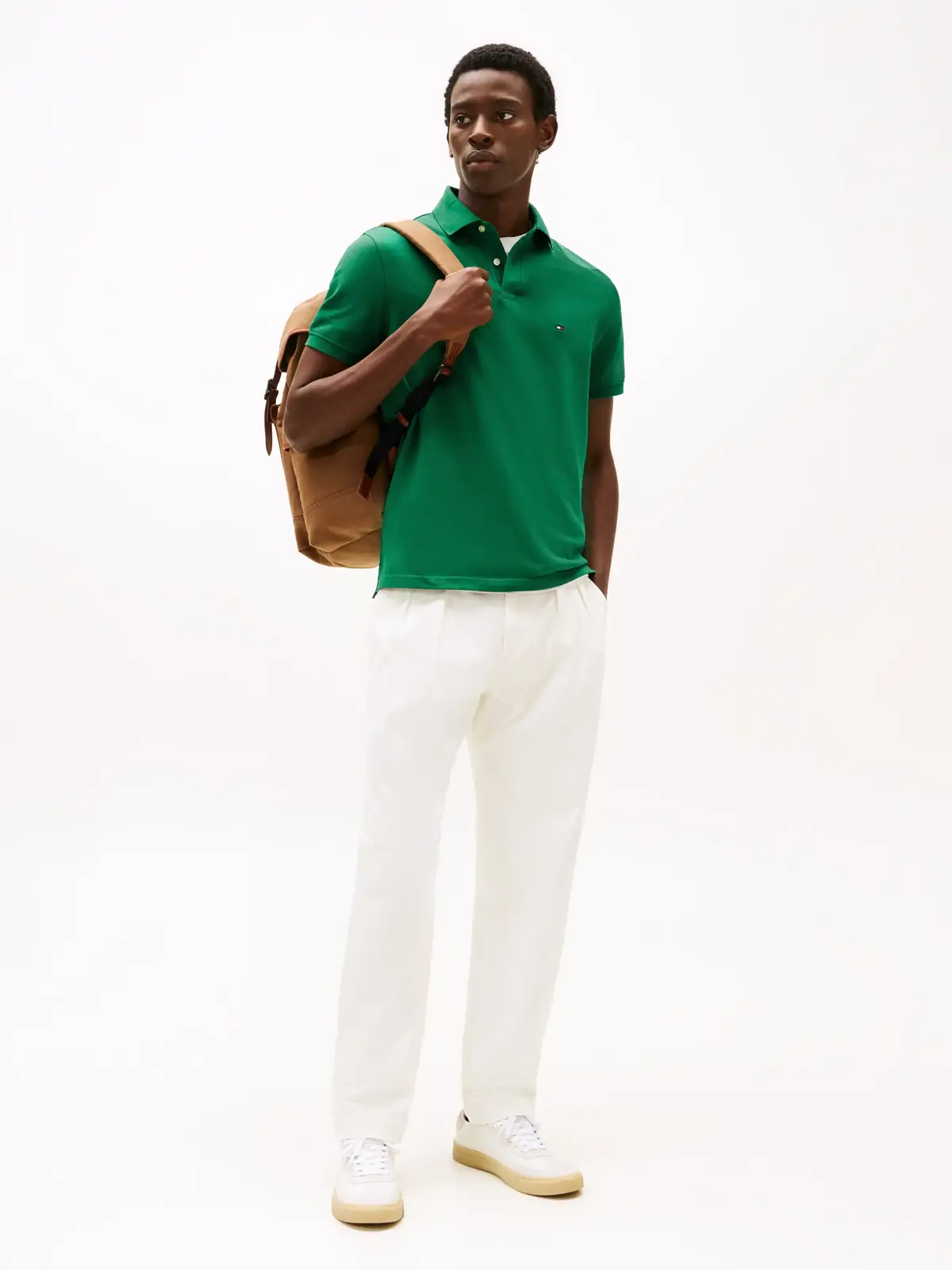 Tommy Hilfiger 1985 REGULAR POLO Erkek Yeşil T-Shirt