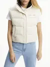 Calvin Klein MW NON-DOWN VEST Kadın Krem Yelek