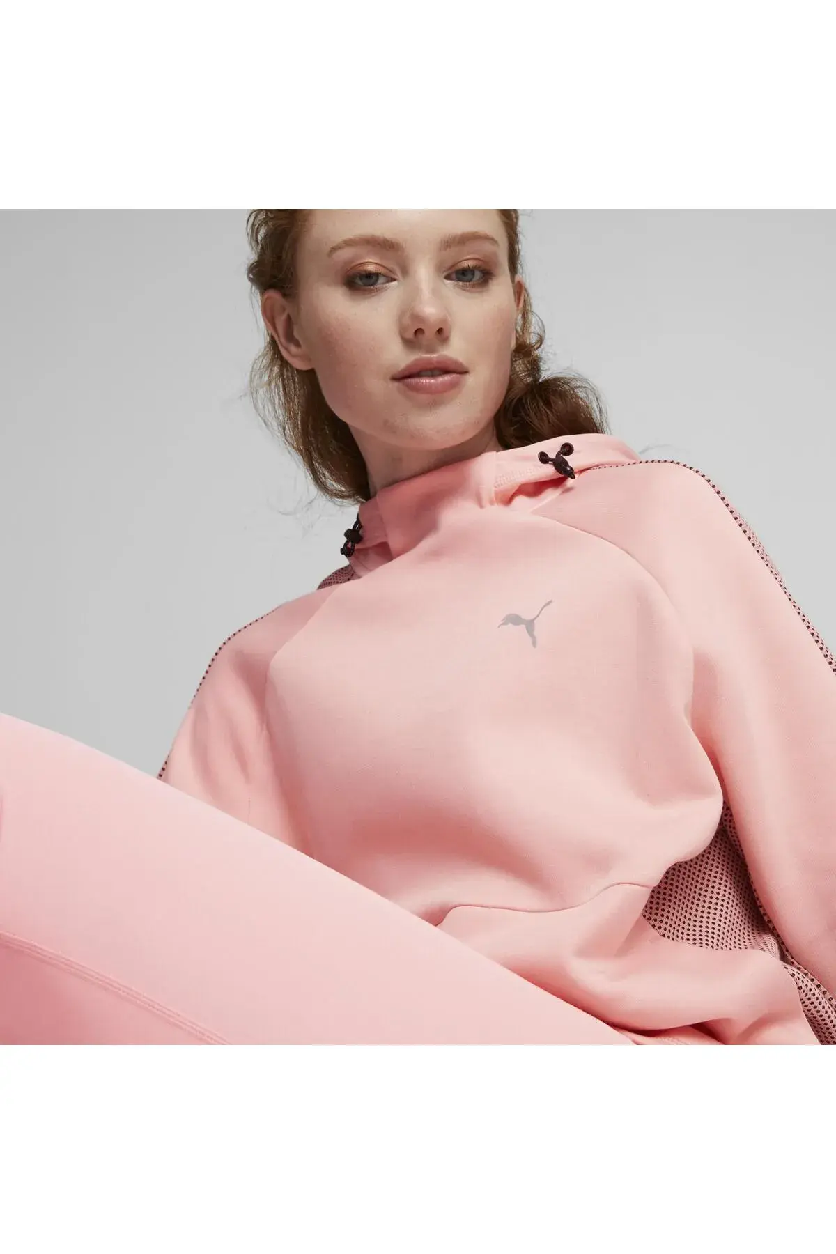 Puma EVOSTRIPE Hoodie Bej Kadın Hoodie