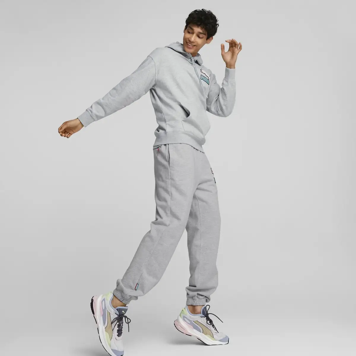Puma Fandom Sweatpants Gri Erkek Eşofman Altı