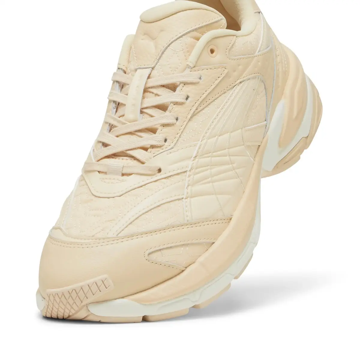 Puma Velophasis Luxe Sport II Bej Unisex Günlük Spor Ayakkabı