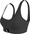 Calvin Klein BRALETTE-RP Kadın Siyah Bikini Üstü