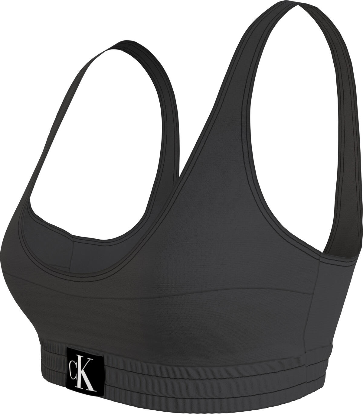 Calvin Klein BRALETTE-RP Kadın Siyah Bikini Üstü