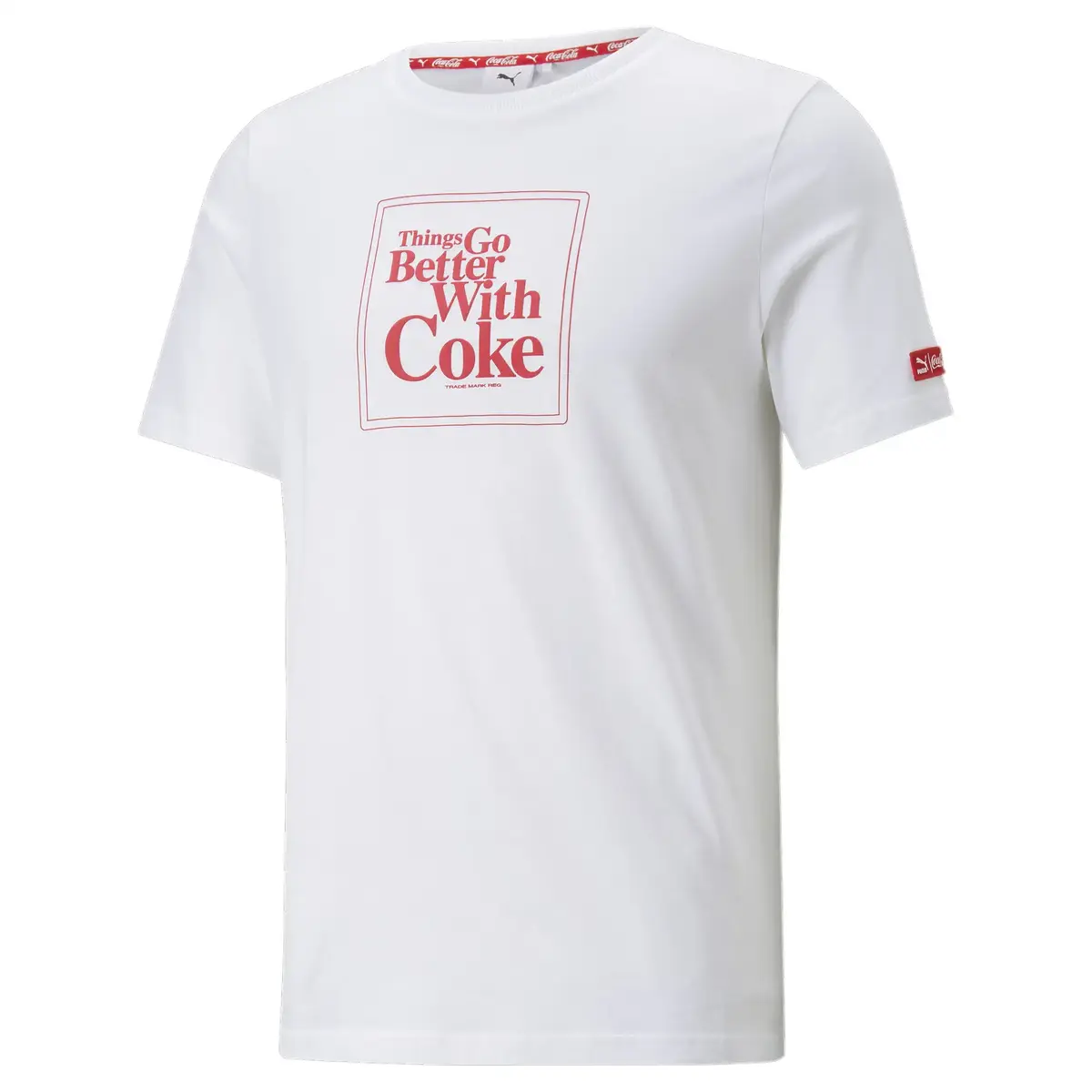 PUMA X COCA COLA Graphic Tee Beyaz Erkek T-Shirt