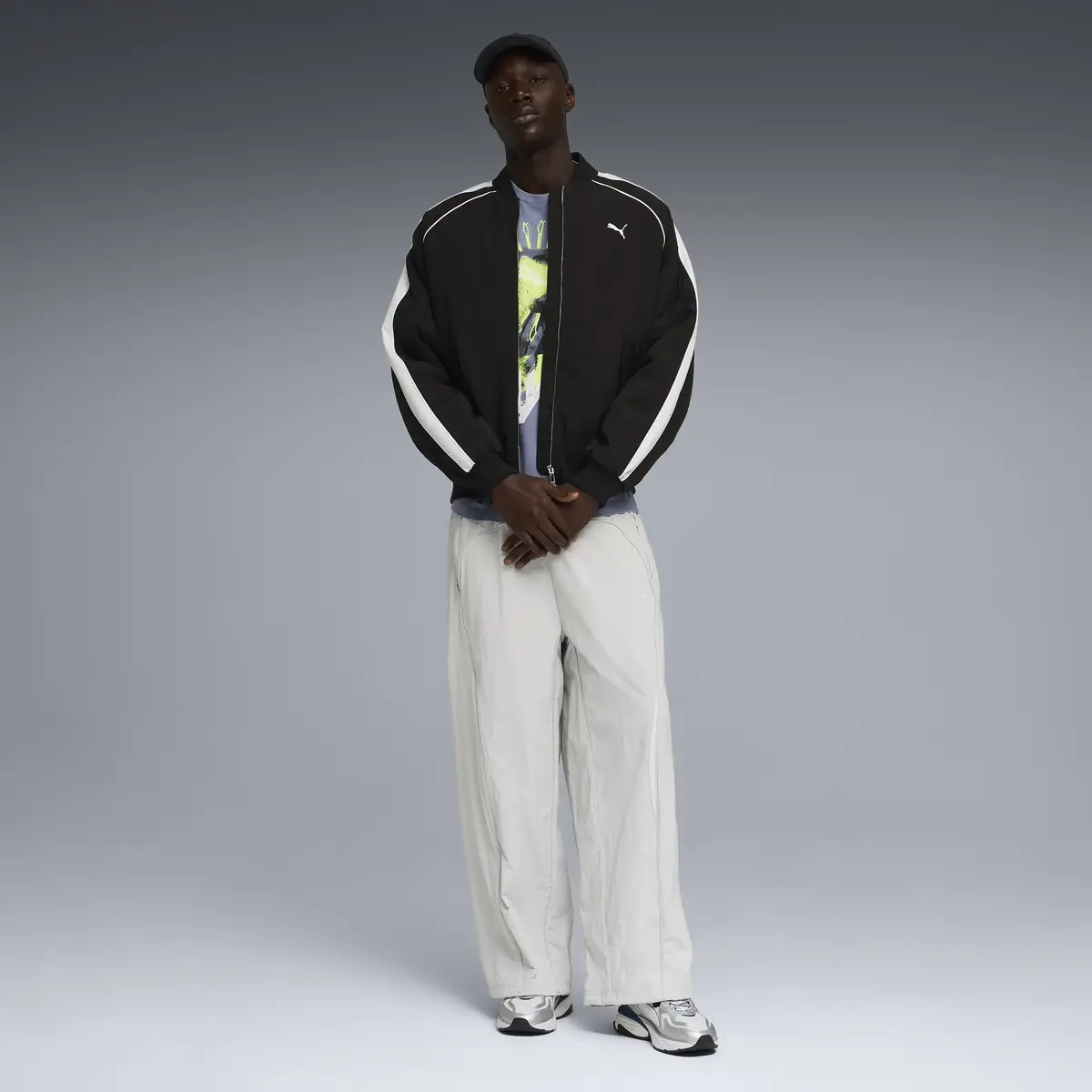 Puma Fade Nitro LS Gri Spor Ayakkabı