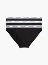 Calvin Klein BIKINI 3PK Kadın Siyah Bikini Külot Set