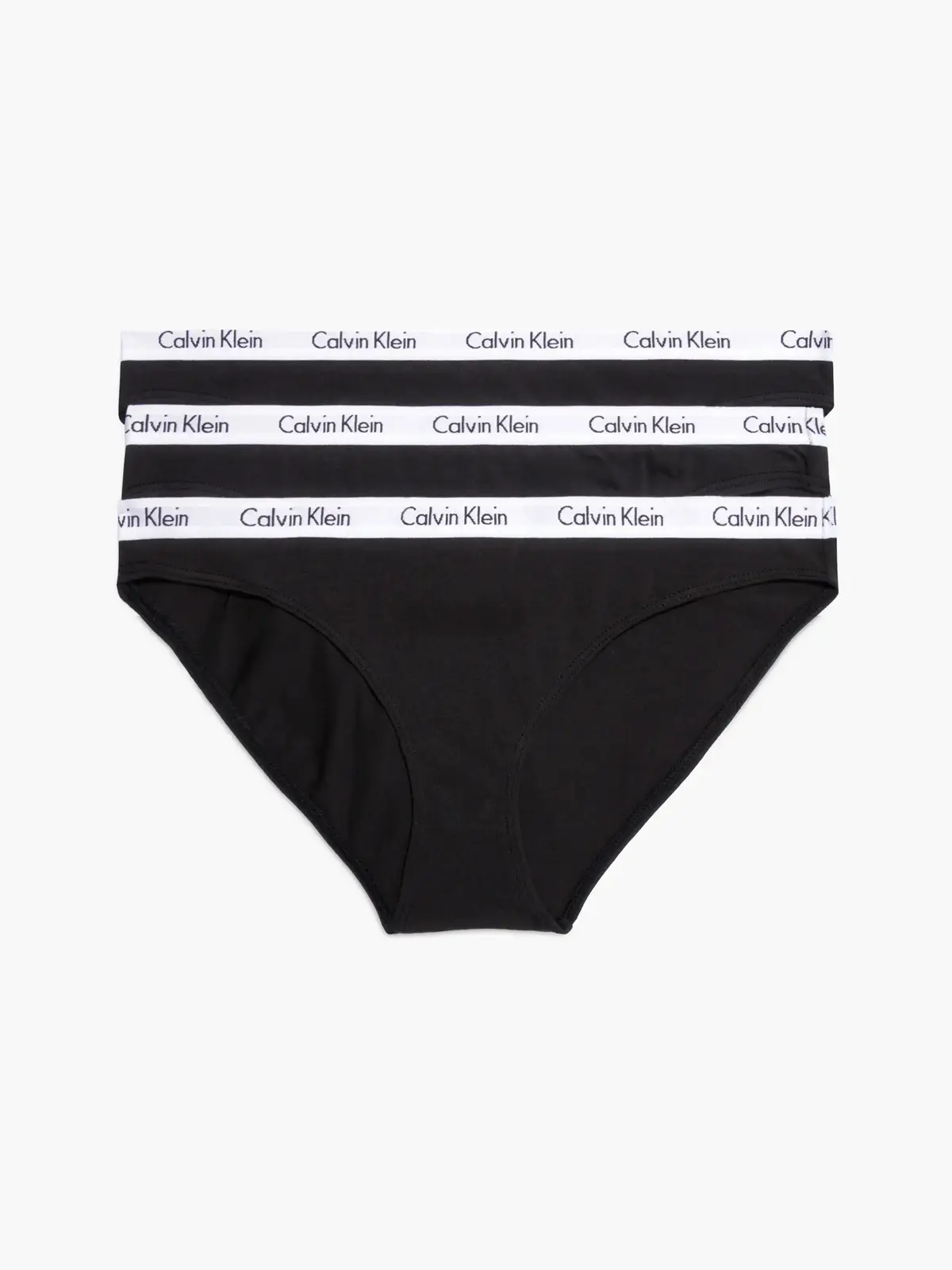 Calvin Klein BIKINI 3PK Kadın Siyah Bikini Külot Set