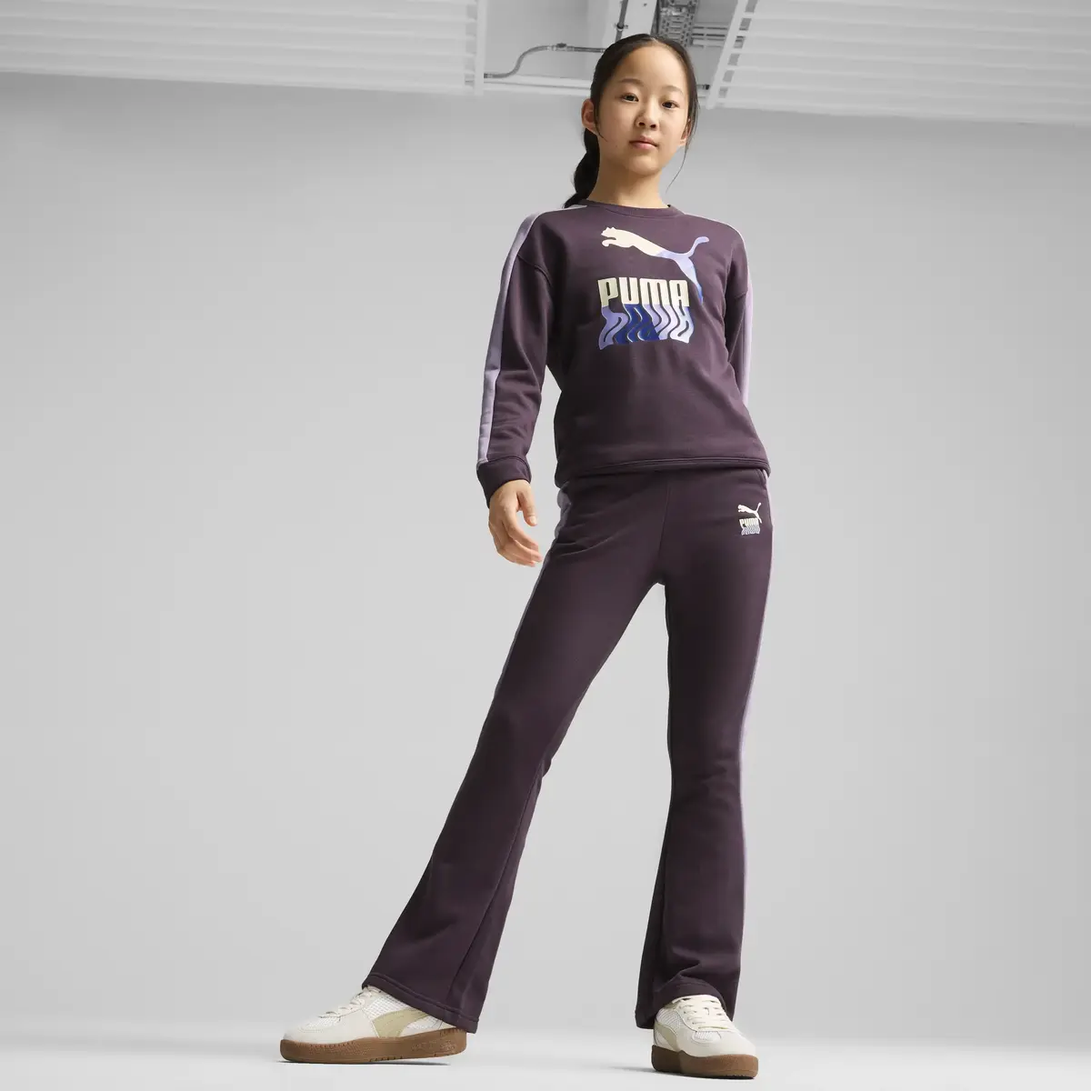 Puma Flared Sweatpants TR Mor Kadın Eşofman Altı