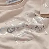 Calvin Klein METALLIC BOX SLIM FI Kadın Kahverengi T-Shirt