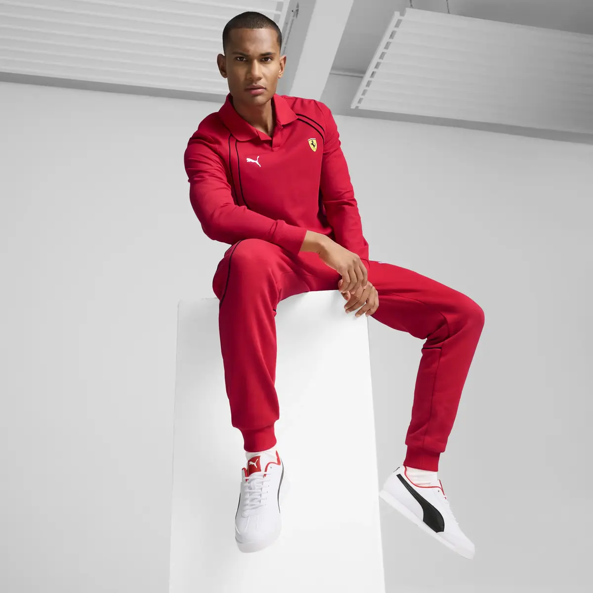 Puma Ferrari Roma Via Beyaz Erkek Günlük Spor Ayakkabı