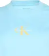 Calvin Klein SS 20s CLASSIC LOGO TEE Mavi Kadın Tişört