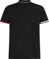 Tommy Hilfiger FLAG CUFF SLIM FIT P, BDS Siyah Erkek T-Shirt & Polo
