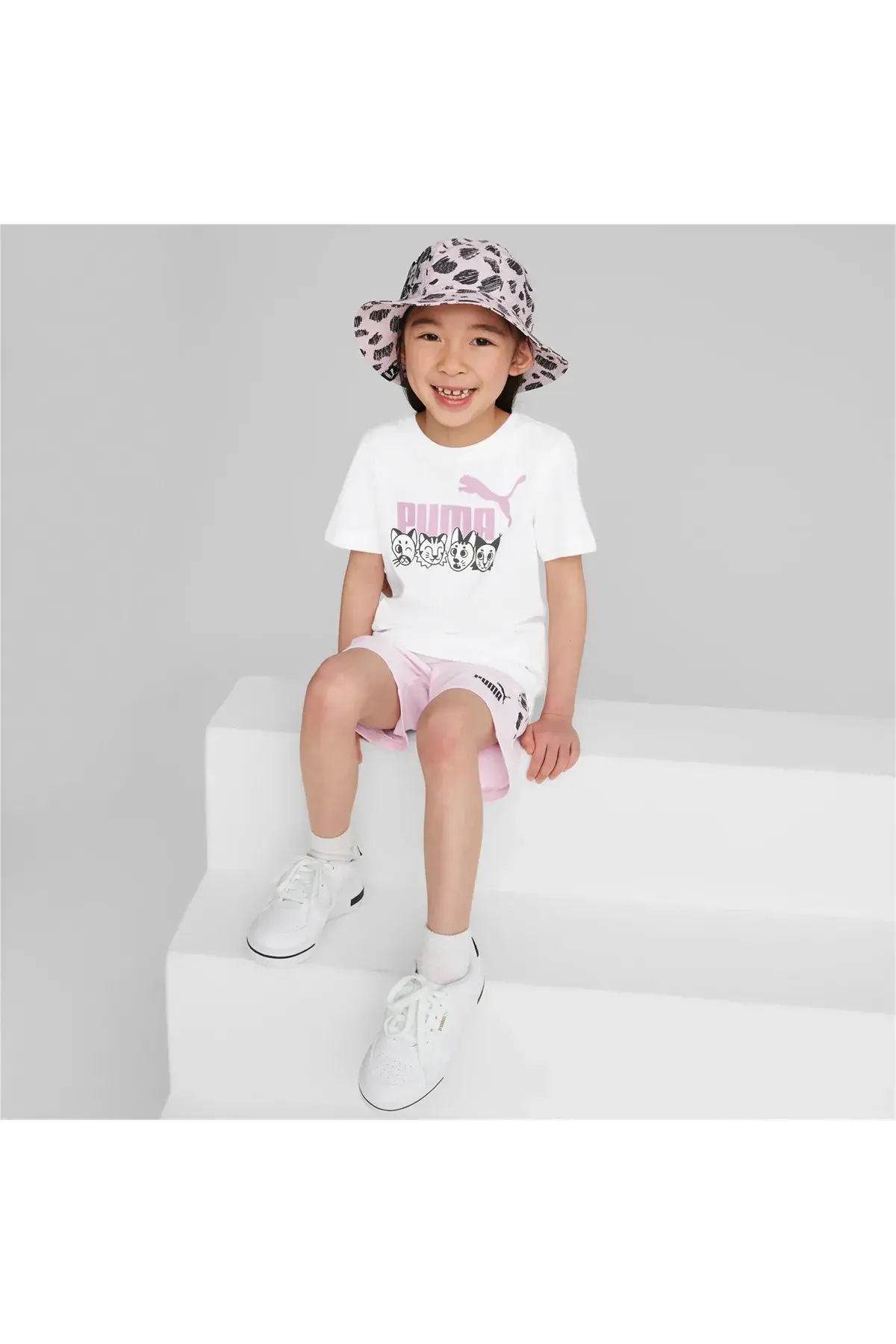 PUMATE Bucket Hat Jr Pearl Pink