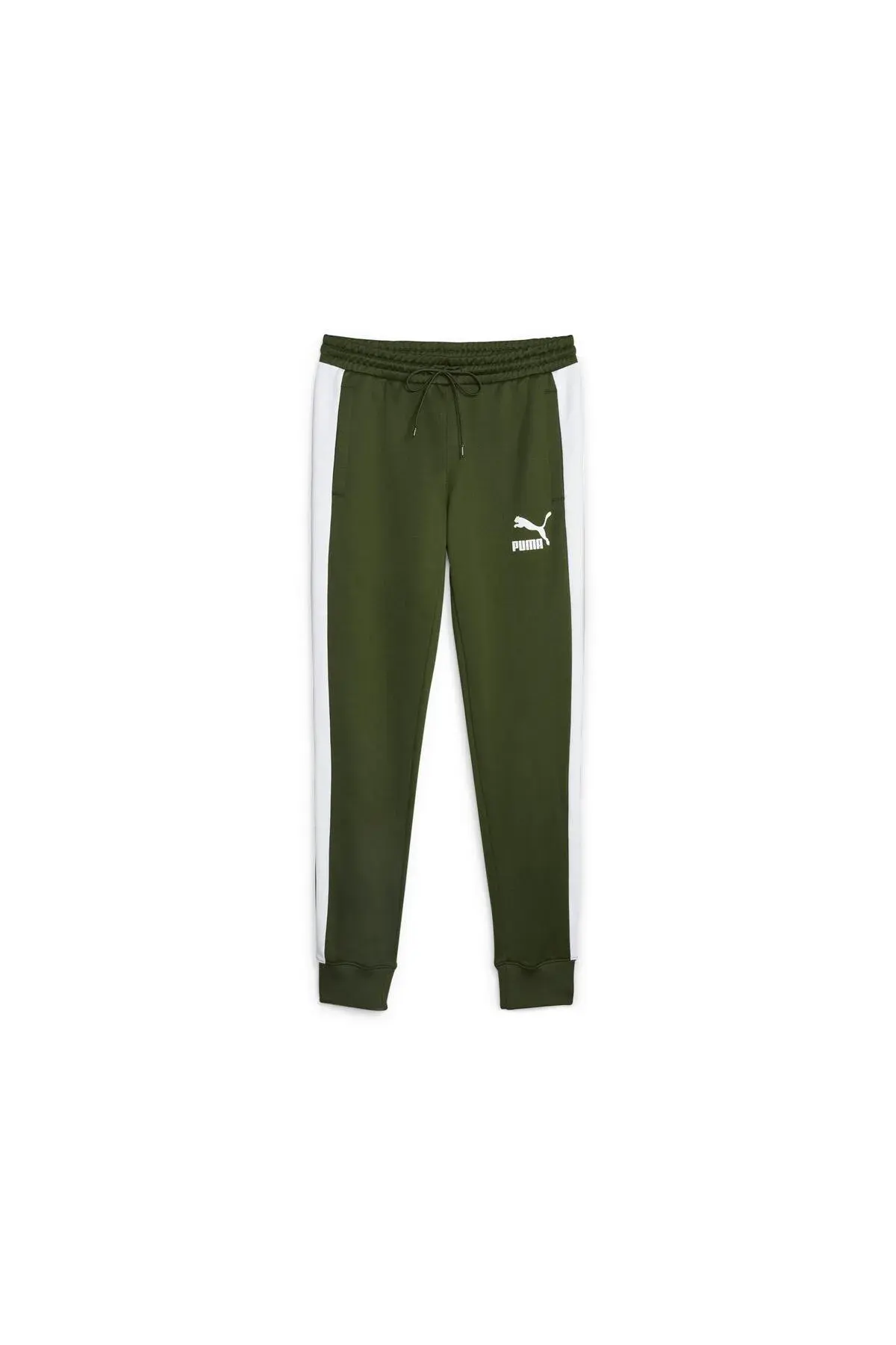 Puma T7 ICONIC Track Pants (s) PT Yeşil Erkek Eşofman Altı