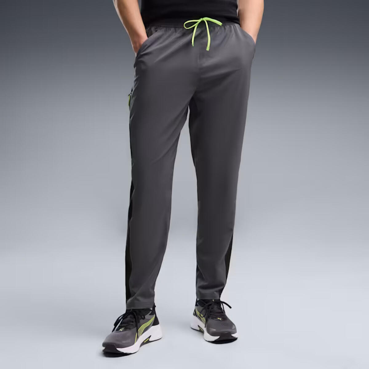 Puma M PWRTRAIN WOVEN PANT Gri Erkek Eşofman Altı