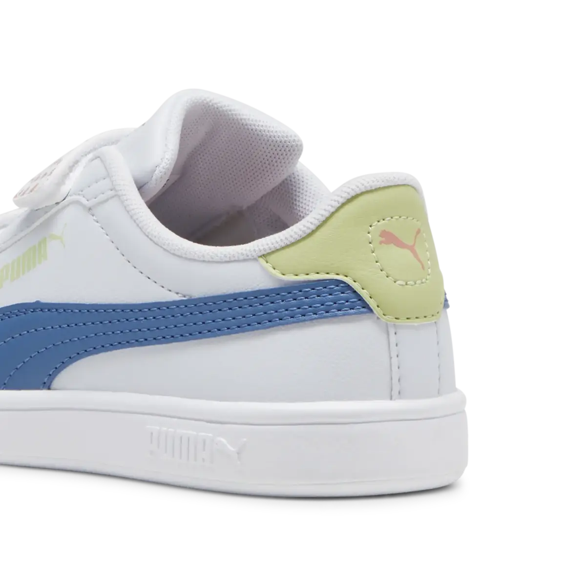 Puma Smash 3.0 Puma FC V PS Beyaz Çocuk Spor Ayakkabı