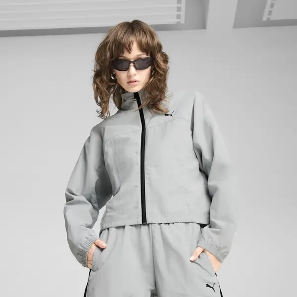 PUMA DARE TO Zip-Off Jacket Gri Kadın Ceket