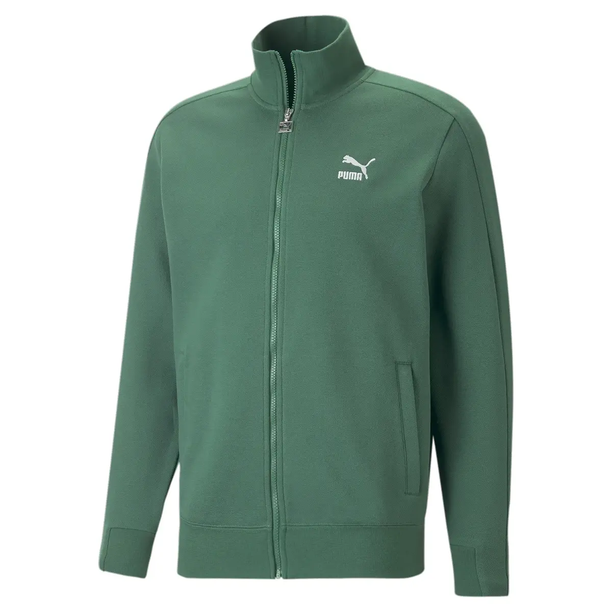Puma T7 Track Jacket DK Vine Yeşil Erkek Ceket