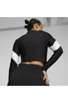 Puma Fit Eversculpt 1/4 Zip Siyah Kadın Crop Top