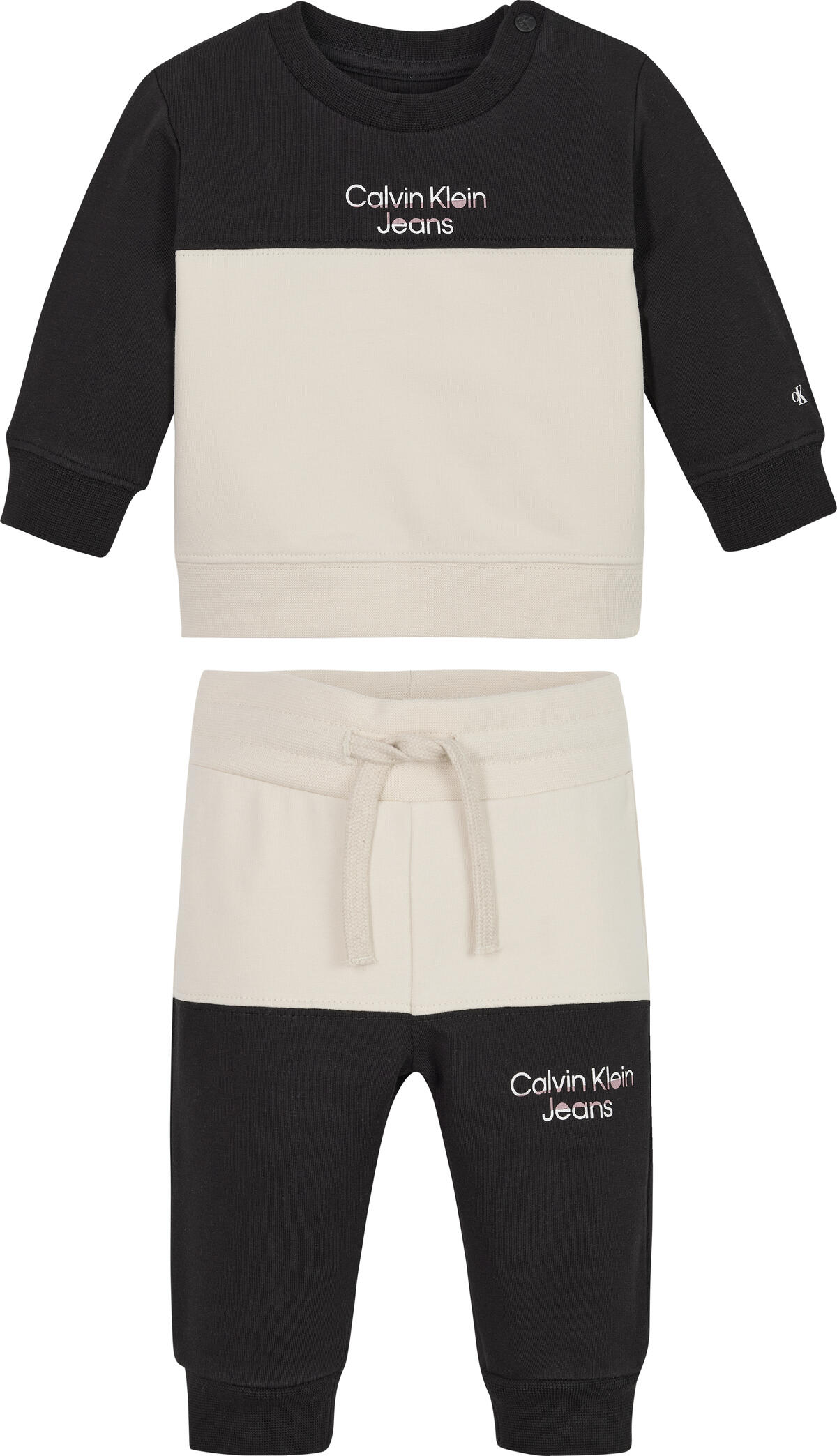 Calvin Klein HERO LOGO COLOUR BLO Bebek Siyah Eşofman Takımı