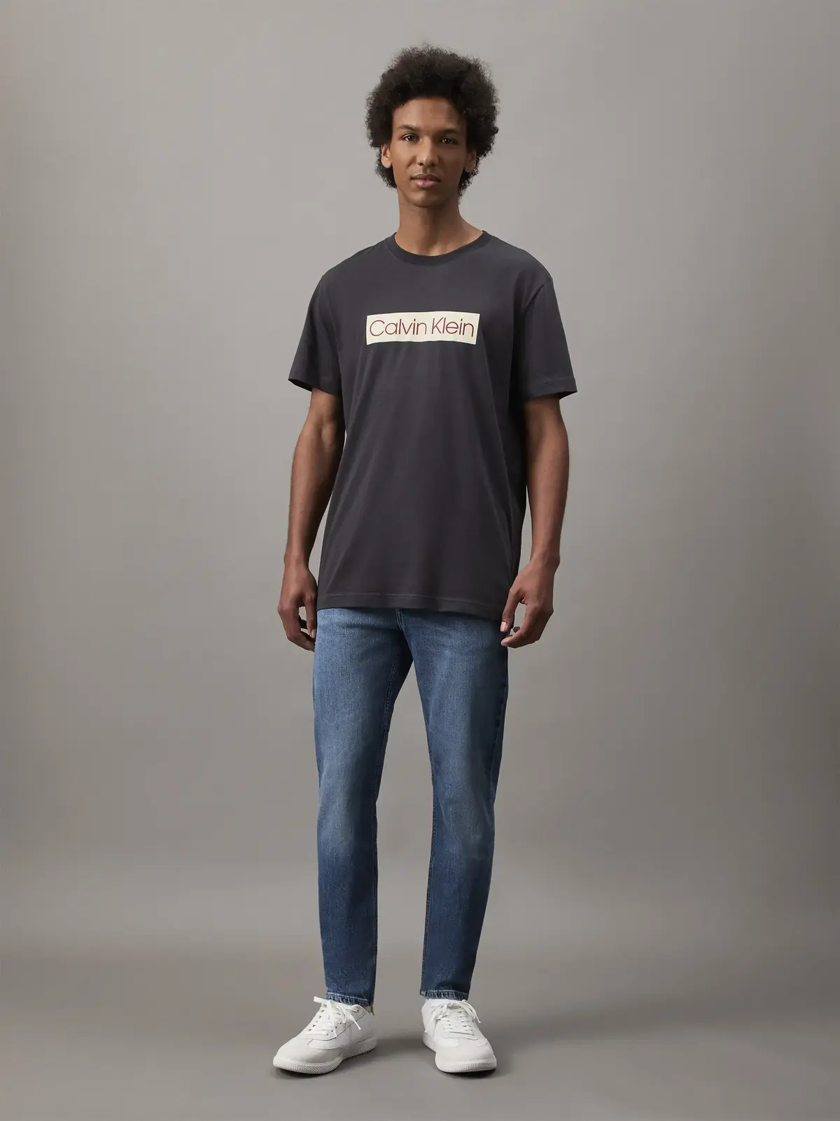 Calvin Klein SLIM TAPER, 1BJ Lacivert Erkek Jean Pantolon