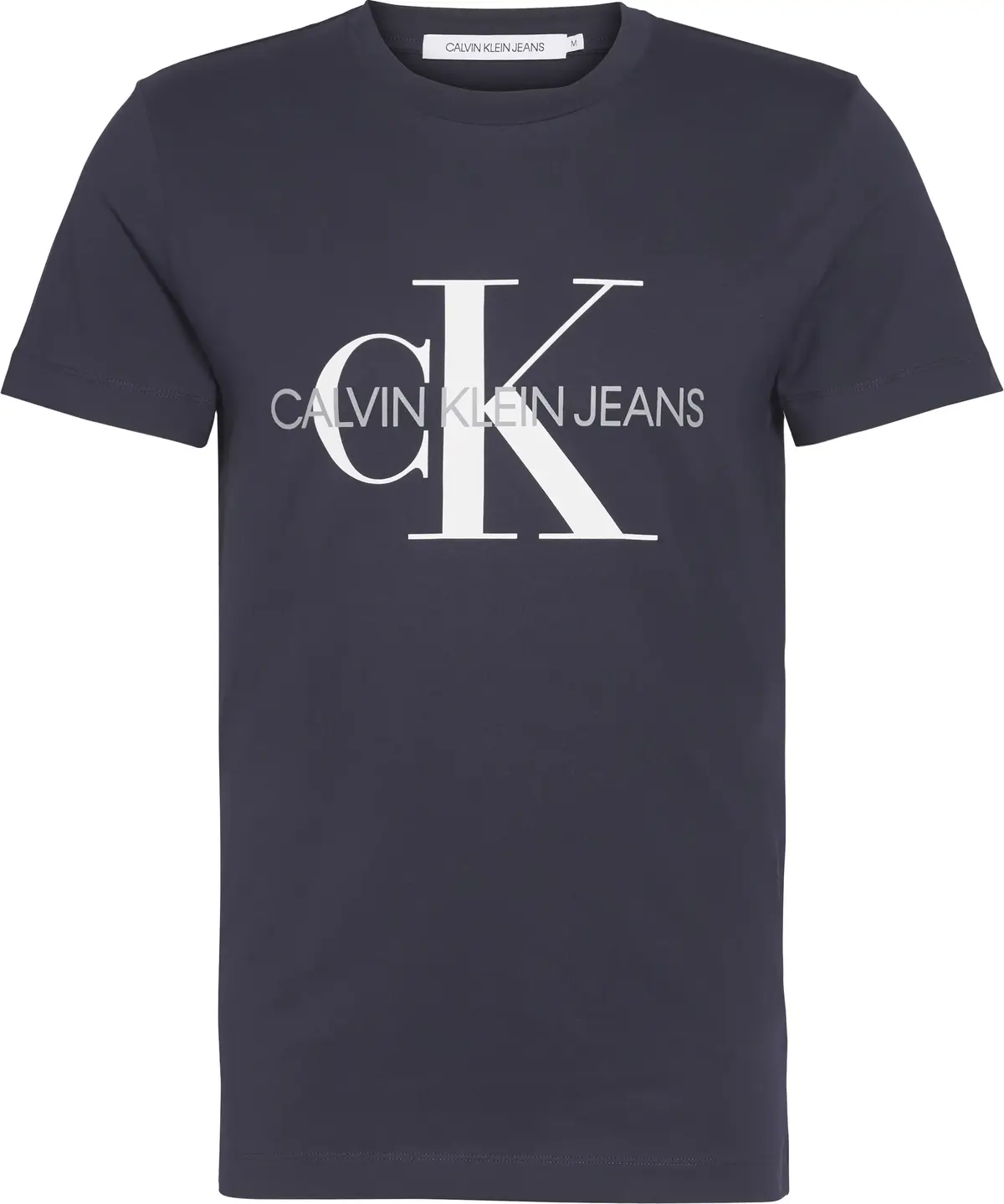 Calvin Klein ICONIC MONOGRAM SS S Erkek Siyah T-Shirt