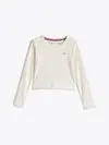 SLUB KNIT TOP LS, AEF