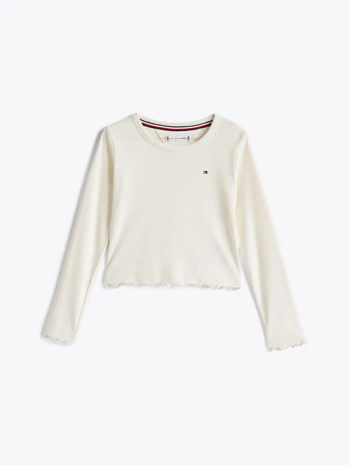 SLUB KNIT TOP LS, AEF