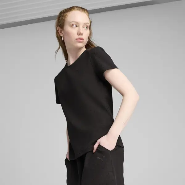 PUMA HER Tee Siyah Kadın T-Shirt