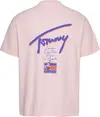 Tommy Hilfiger TJM RLX FADED GRAPHI, TH3 Pembe Erkek T-Shirt & Polo