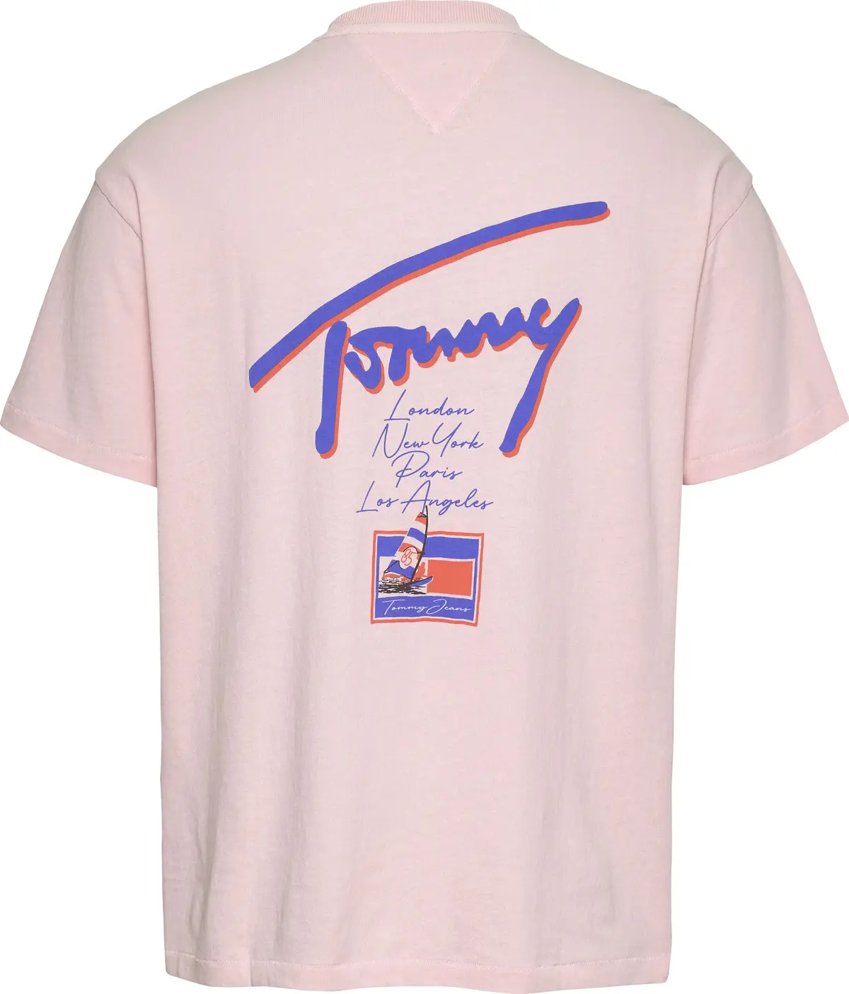 Tommy Hilfiger TJM RLX FADED GRAPHI, TH3 Pembe Erkek T-Shirt & Polo