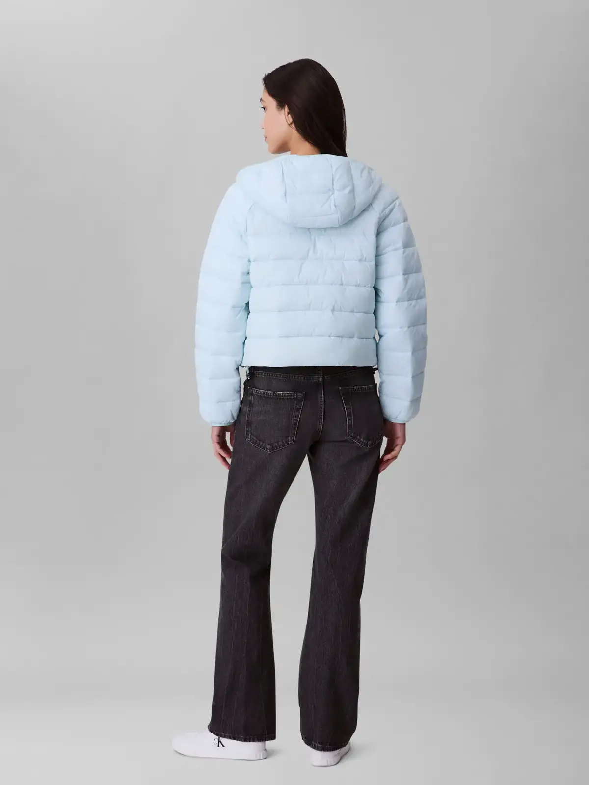 Calvin Klein LIGHTWEIGHT QUILTED, XE2 Mavi Kadın Mont