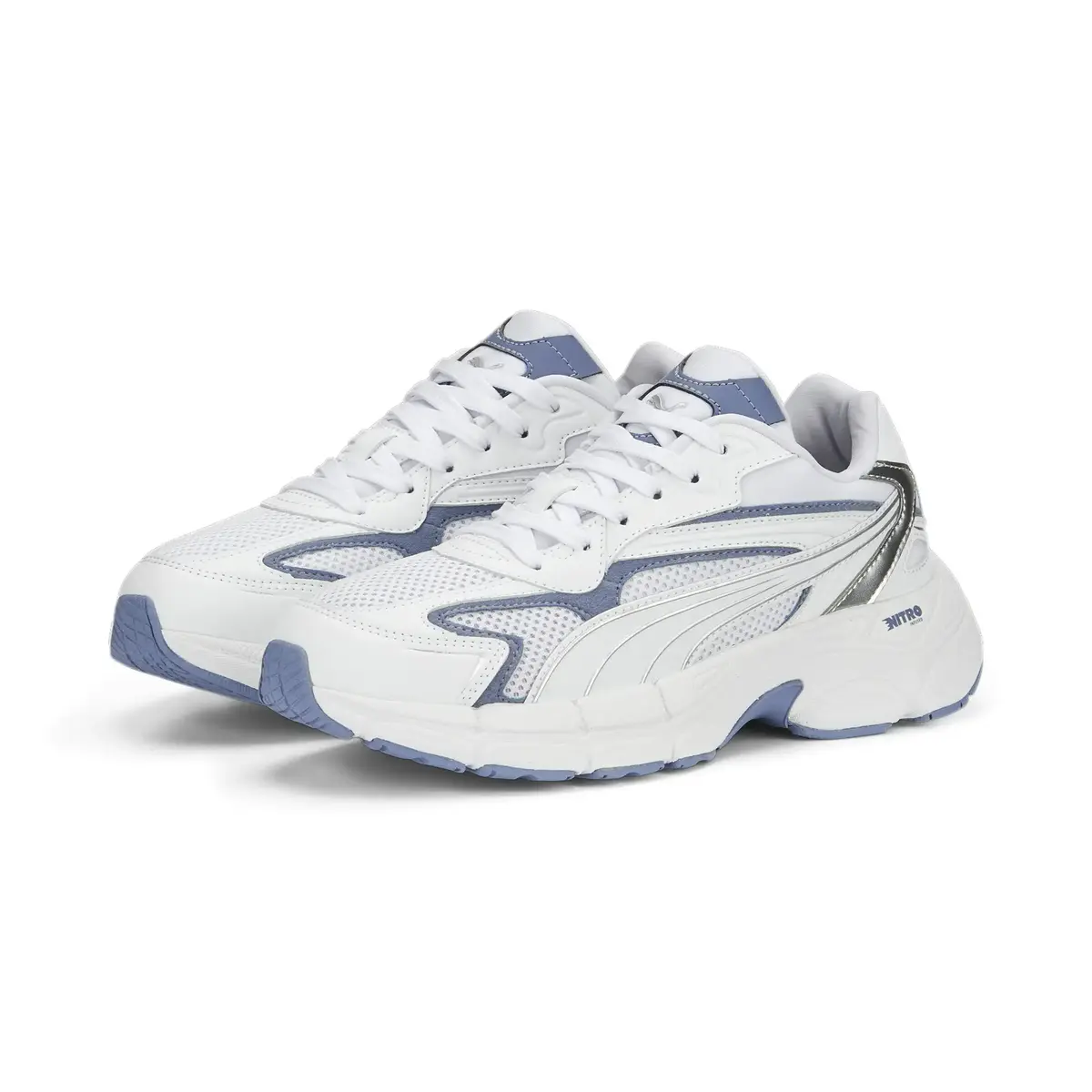 Puma Teveris NITRO Metallic Wn Beyaz Kadın Günlük Spor Ayakkabı