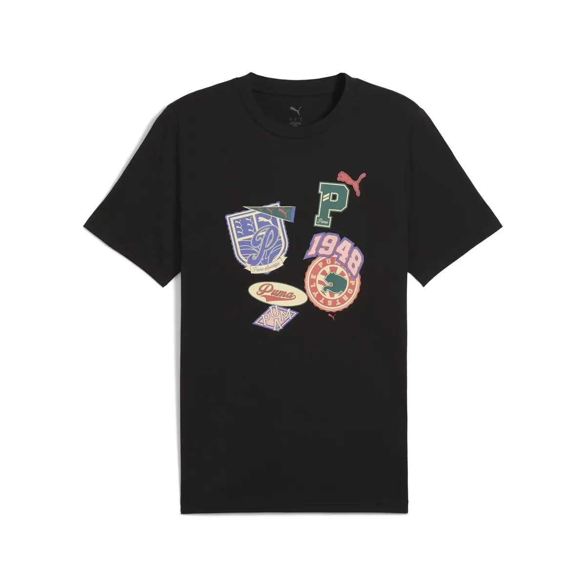 PUMA WARDROBE ESS Graphic Tee Siyah Erkek T-Shirt