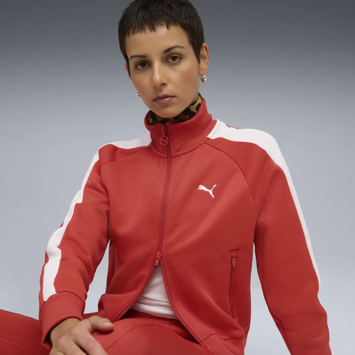 PUMA T7 ALWAYS ON Track Jacket Kırmızı Kadın Ceket