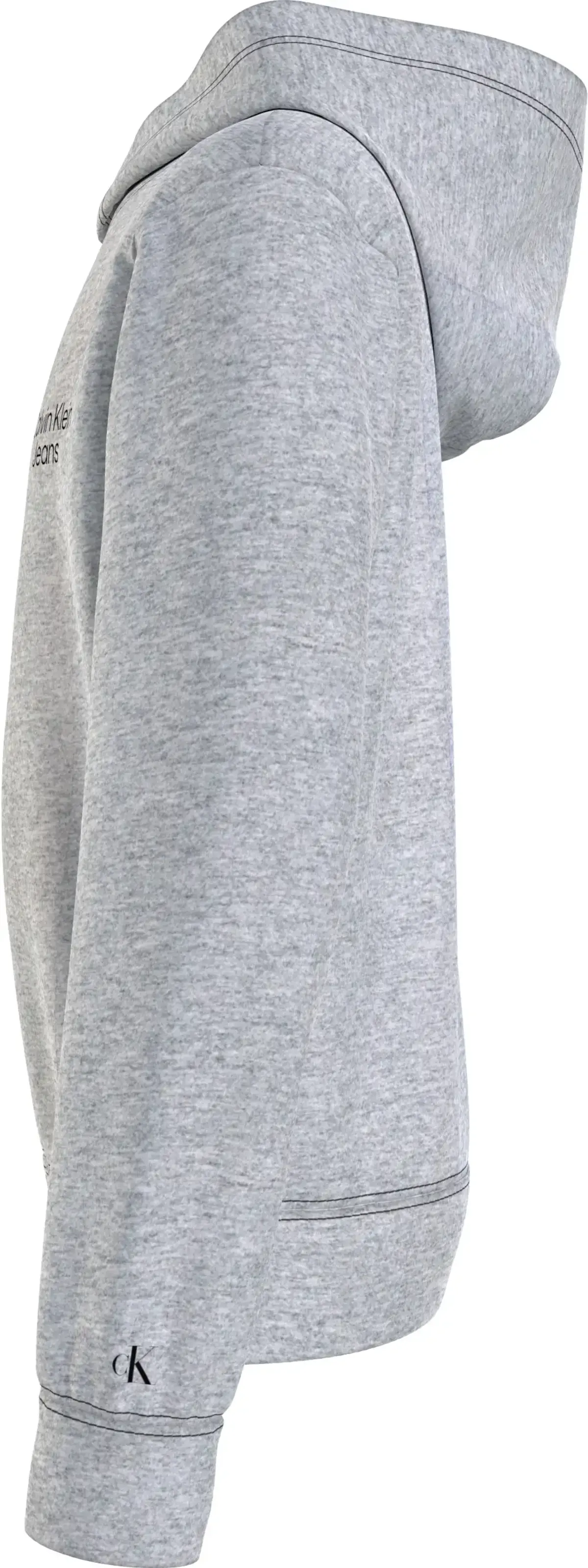 Calvin Klein CKJ STACK LOGO HOODI Erkek Gri Hoodie