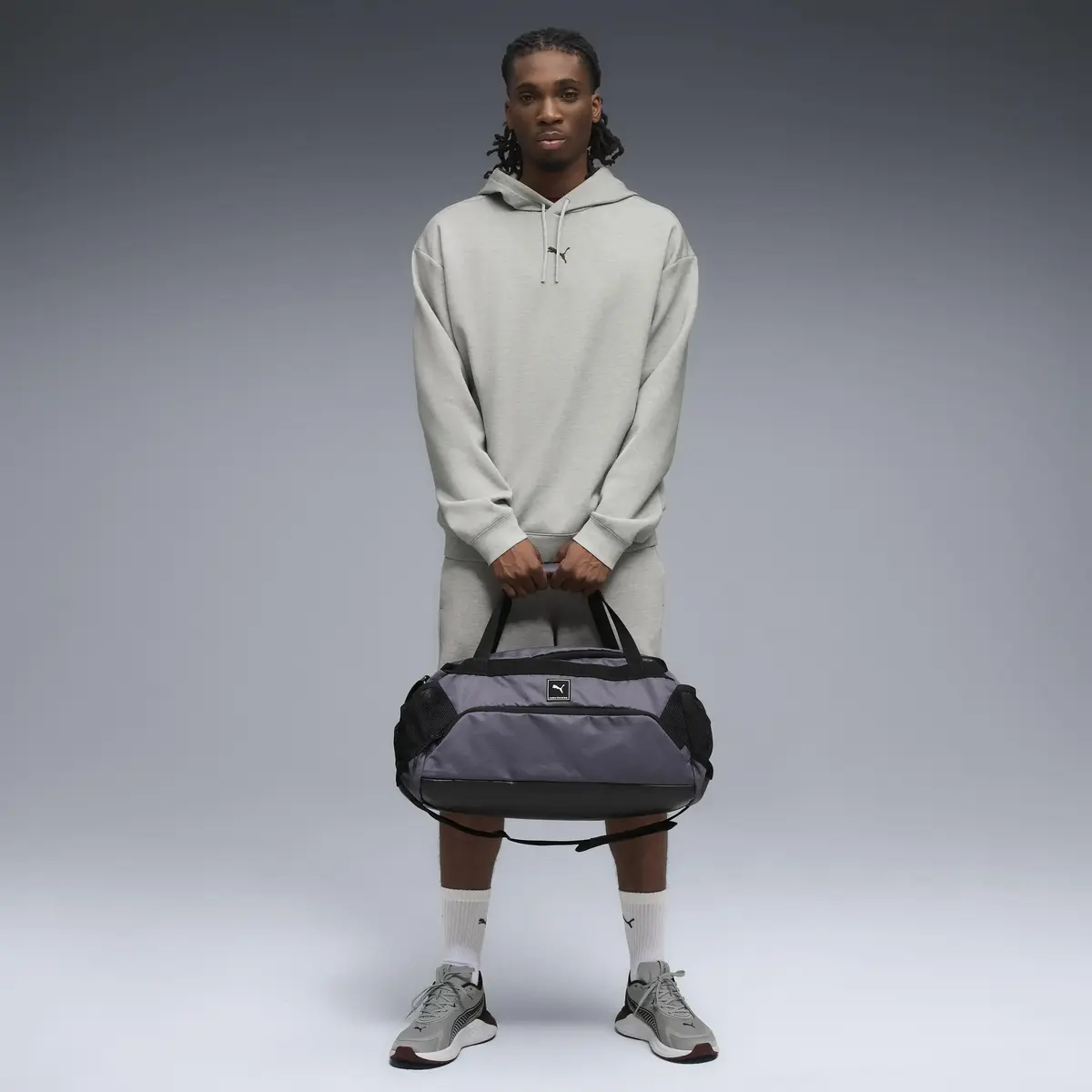 Puma M CLOUDSPUN HOODIE Gri Erkek Hoodie