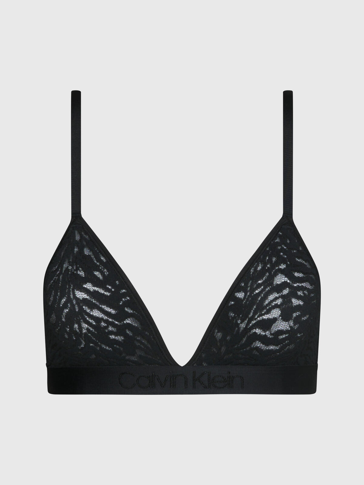 Calvin Klein UNLINED TRIANGLE Kadın Siyah Sütyen