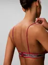 Calvin Klein LIGHTLY LINED TRIANG Bordo Bikini Üst