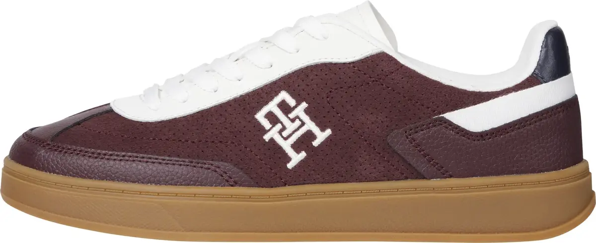 Tommy Hilfiger TH HERITAGE SNEAKER, 0KP Kahverengi Kadın Spor Ayakkabı & Sneaker