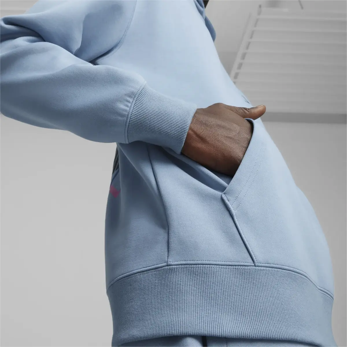 Puma X PLAYSTATION Graphic Hoodie DK Mavi Erkek Sweatshirt
