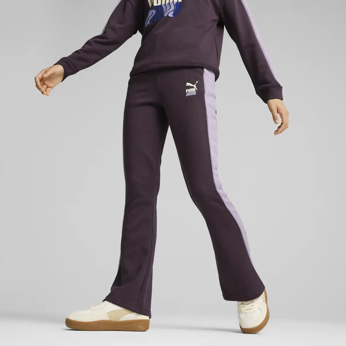 Puma Flared Sweatpants TR Mor Kadın Eşofman Altı