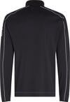 Calvin Klein PW - 1/4 ZIP LS TOP Erkek Siyah T-Shirt