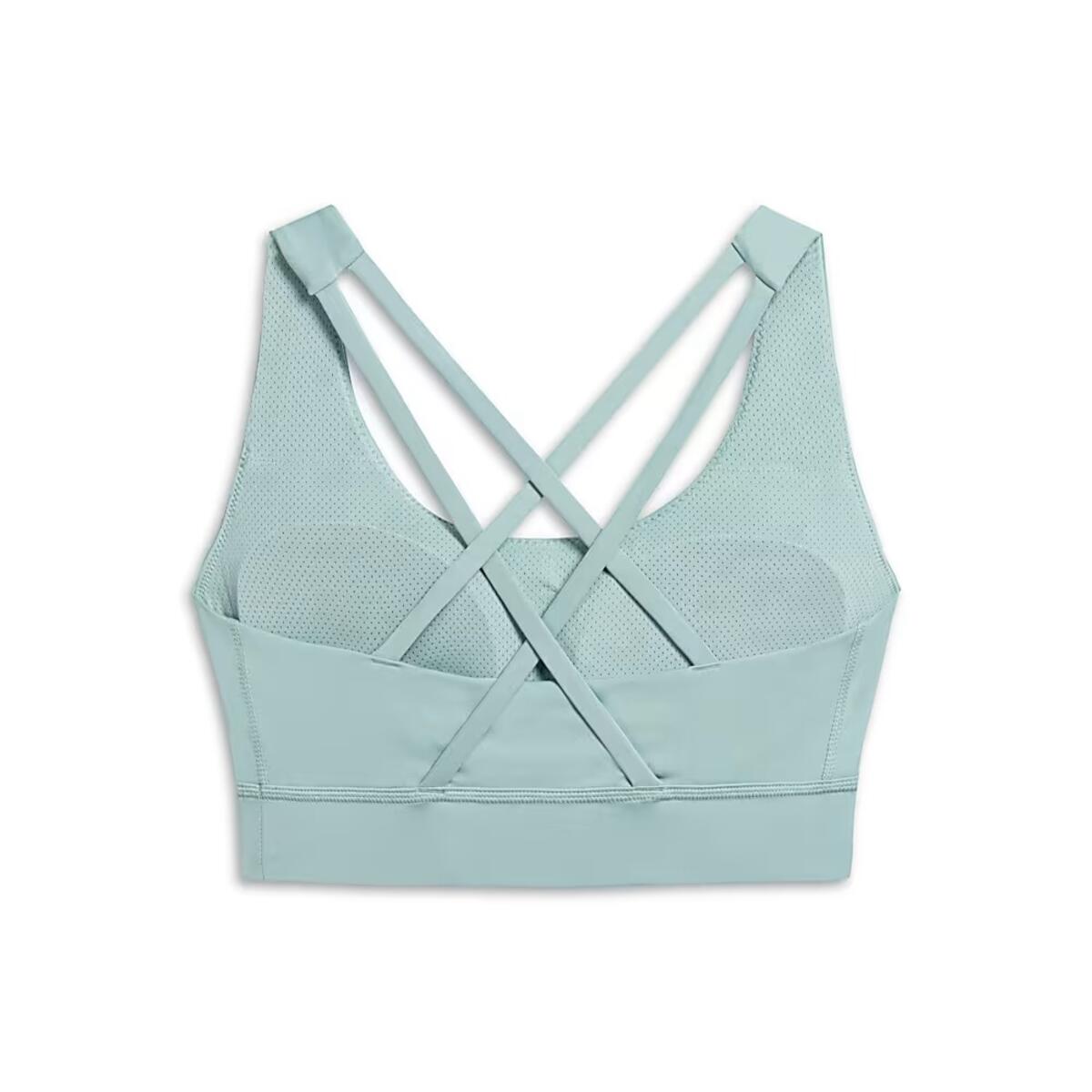 Puma TRAINING Mid Impact Bra Yeşil Kadın Sporcu Sütyeni & Bralet
