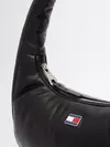 Tommy Hilfiger TJW PILLOW SHOULDER, BDS Siyah Kadın Çanta & Cüzdan
