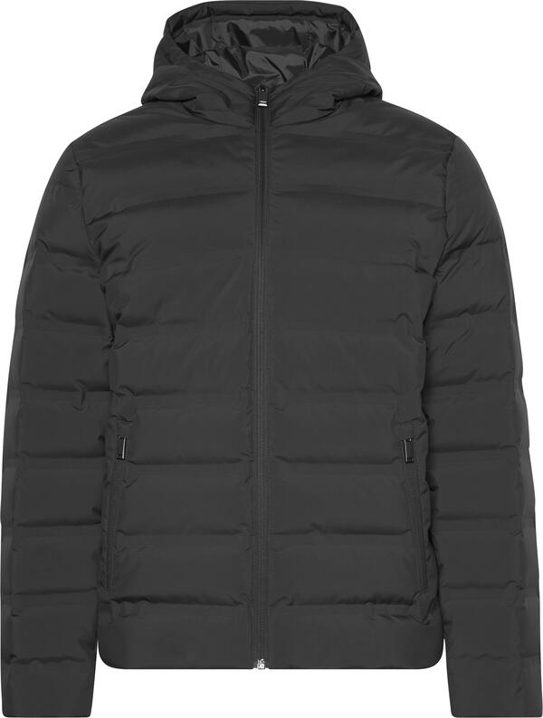Calvin Klein LS PACKABLE EMBOSSED LOGO QUILTE Siyah Erkek Mont