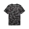 PUMA M TAD ESSENTIALS AOP TEE Siyah Erkek T-Shirt