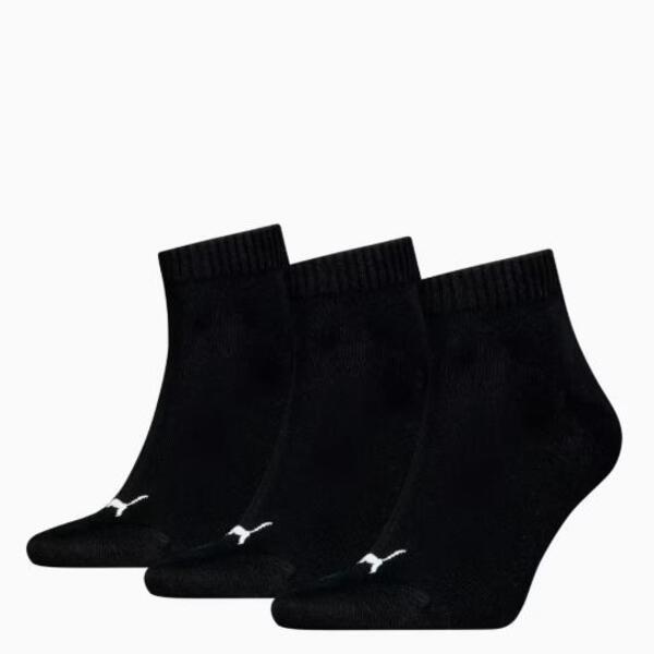 PUMA UNISEX QUARTER PLAIN 3P Siyah Unisex Çorap