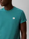 Calvin Klein SS BADGE 30S JERSEY, 8ZU Yeşil Erkek T-Shirt